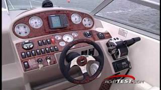 Rinker 300 Fiesta Vee Expres Cruiser Performance Test  By BoatTestcom [upl. by Gschu]