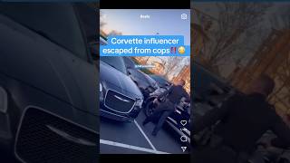 Corvette escapes police‼️😳 police cops corvette z06 z06corvette shorts stolen z06 [upl. by Niple]