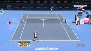 Australian Open 2010 R32 Federer vs Montanes HD [upl. by Ennairek]