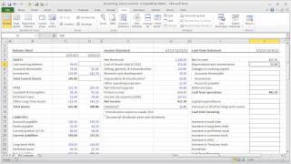 Financial Modeling Quick Lesson Cash Flow Statement Part 1 [upl. by Yekcir]