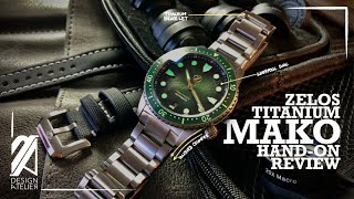 The Zelos Titanium Mako V3 quotAntique Greenquot HandsOn Review The Best Mako Yet [upl. by Eustazio]