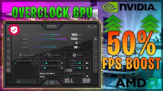 How to Overclock your Nvidia amp AMD GPU Safely to Boost Performance [upl. by Ydur]