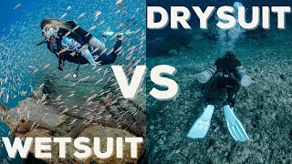 Drysuit vs Wetsuit 5 Ways To Stay Warm While Scuba Diving [upl. by Misak]