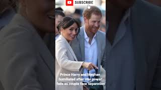 Prince Harry and Meghan humiliated after star power fails as couple face separation [upl. by Wyck527]