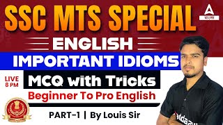 Most Important Idioms for SSC MTS 2023  Idioms MCQ With Tricks  Adda247 Bengali [upl. by Enerak976]