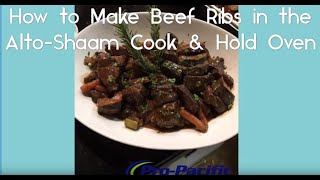 Recipe How to Make Beef Ribs in an AltoShaam Cook amp Hold [upl. by Pirri]