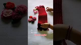 crochet muffler handmade crochet creative shorts [upl. by Padriac]