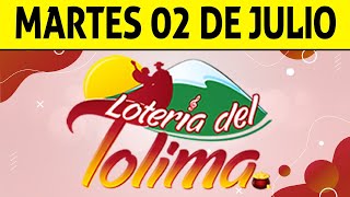 Resultados Lotería del TOLIMA Martes 2 de Julio de 2024 PREMIO MAYOR 😱💰🚨 [upl. by Cilegna]