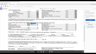 HOW TO COMPLETE AN APPLICATION FOR INDIGENT STATUS [upl. by Edholm652]