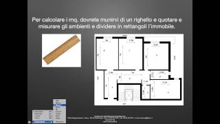 TUTORIAL CALCOLO METRI QUADRI COMMERCIALI [upl. by Irtimed]