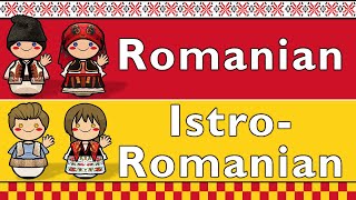 ROMANIAN amp ISTROROMANIAN LANGUAGES [upl. by Werner36]