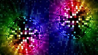 Disco Ball Lights Colorful Party Room Effect [upl. by Accebar813]