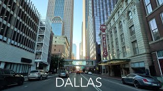 Dallas Texas City Drive 4K  Driving Tour [upl. by Atnoled787]