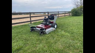 POWER DOG GRAZER official launch 48 Inch Walk Behind Brush Mower [upl. by Leruj246]