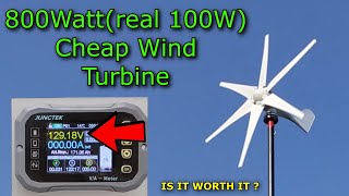 800W Wind Turbine Review and Test 💰 Cheap Wind Turbine  IS IT WORTH IT [upl. by Ellita]