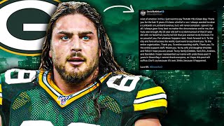 David Bakhtiari Announces Hes Done In Green Bay [upl. by Aivekahs]