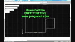 Architectural Design Tutorial with progeCAD 2014 EasyArch 3D [upl. by Norvall]