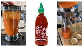 Homemade Sriracha Sauce [upl. by Laerdna]