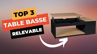 🔥 TOP 3  Meilleure Table Basse Relevable 2024 [upl. by Eusassilem]