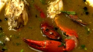 நா சுவைக்கும் நண்டு ரசம் வைப்பது எப்படி crab soup recipe crab [upl. by Yeslehc]