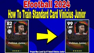 Ultimate review 98 rated VINICIUS JR standard card in efootball 2024 mobile [upl. by Gazo328]