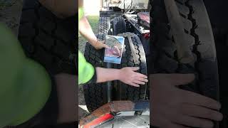 Tire Thumping semi mechanic semitrailer tires [upl. by Griseldis]