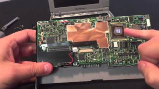 Toshiba Libretto 110CT  Teardown [upl. by Peednama795]