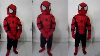 Disfraz spiderman para niños  patrones [upl. by Ylsel]