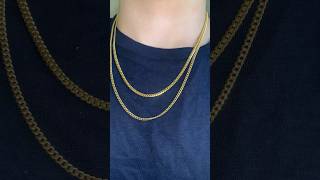 Are Hollow Miami Cuban Links Worth Buying Compared to a Solid 3mm Chain🔥 14k Gold gold cuban [upl. by Sinai]