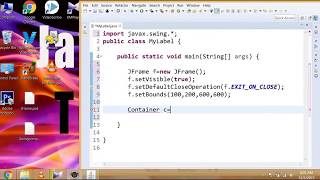 Java Swingurdruhindi07 JLabel01 How to create a JLabel [upl. by Vastha551]