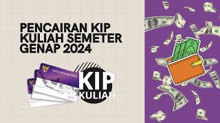 KAPAN PENCAIRAN KIP KULAH SEMETER GENAP 2024 [upl. by Patricia]