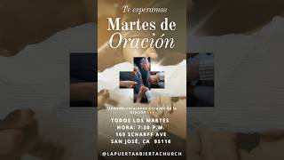 Acompáñanos Mañana alas 730PM día de oración🙌a interceder unos por otroscristovive fuerzasfyp [upl. by Hayouqes]