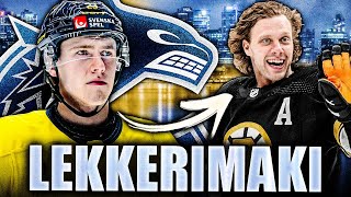 JAKE DEBRUSK JUST COMPARED JONATHAN LEKKERIMAKI TO DAVID PASTRNAK… HERES HOW Canucks News [upl. by Marte]