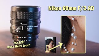 The Nikon 60mm F28D  the SHARPEST entry level lens [upl. by Madaras]