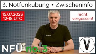 3 Notfunkübung 15723 • Zwischeninfo [upl. by Frazier]