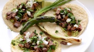 Carne Asada Tacos Recipe  English Subtitles [upl. by Heron]