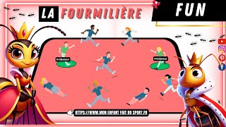 Règle du jeu LA FOURMILIÈRE  jeux sportifs fun pour enfants [upl. by Laefar930]