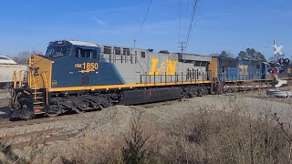 LampN Heritage leads CSX G820 at Doswell VA 02202024 [upl. by Ethel]