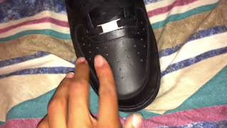 How to get creases out of NIKE Air Force 1 [upl. by Mordy]