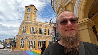 Visiting Phuket Old Town Thailand  Things to do amp Eat [upl. by Seften]