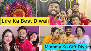 Life Ka Best Diwali 🪔 Mammy Ko Gift Diya 🎁  Vlog  Mitesh  Keshavi [upl. by Noyahs]