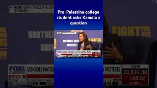 Kamala Harris treads cautiously when asked about Hamas Palestine shorts [upl. by Fazeli]