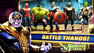 Marvel Strike Force  Gameplay Walkthrough  Thanos in the Mad Titan Legendary Event [upl. by Kristal689]