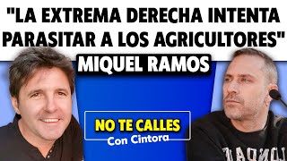 Conspiranoicos y ultraderechistas parasitan a los agricultores Cintora charla con Miquel Ramos [upl. by Ardolino]