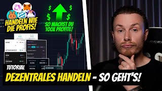 SO NUTZT DU DEZENTRALE KRYPTOBÖRSEN 🔥 100X Projekte vor allen anderen finden Tutorial [upl. by Orrin214]