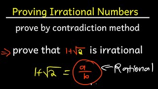 proving that 1 square root of 2 is irrational [upl. by Naujit718]