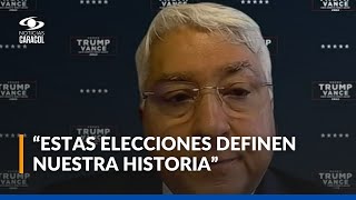 Elecciones Estados Unidos habla director de medios hispanos del partido Republicano [upl. by Eniledgam]