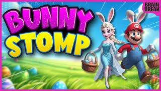 Bunny Stomp 🐰 Easter Brain Break 🐰 Freeze Dance 🐰 Just Dance 🐰 Go Noodle 🐰 Bunny Yoga for Kids [upl. by Silsby]