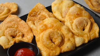 Crispy Chicken Wonton Recipe  Perfect Onthon Recipe [upl. by Eldin31]