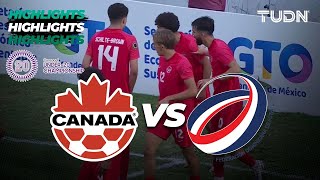 HIGHLIGHTS  Canadá vs Rep Dominicana  CONCACAF Sub20 Championship  TUDN [upl. by Villiers]